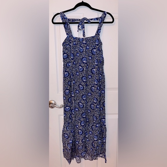 Old Navy Blue Floral Midi Skirt - Picture 3 of 3